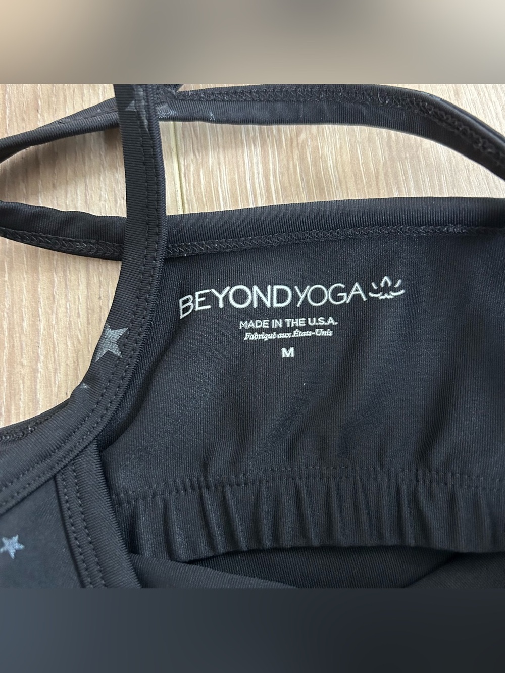 Beyond Yoga Spacedye Slim Racerback Cropped Tank Black Size Medium - Picture 2 of 5